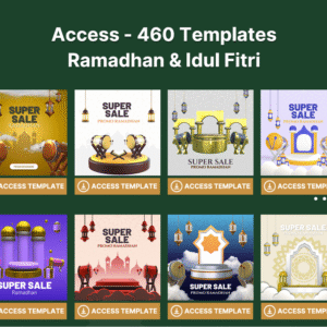 460 Templates Ramadhan & Idul Fitri