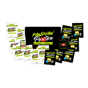 30 Modul Step by Step, Bina 10k dengan Poster AI + Siap Template